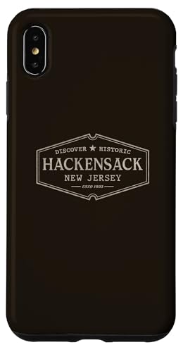 Hülle für iPhone XS Max Hackensack New Jersey | Historischer Hackensack NJ von New Jersey Standard Apparel Co.