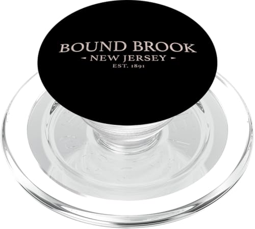 Bound Brook New Jersey - Simple Bound Brook New Jersey PopSockets PopGrip für MagSafe von New Jersey Trading Op.