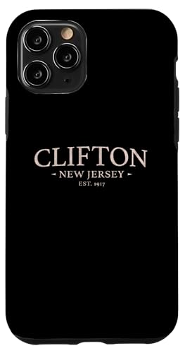 Hülle für iPhone 11 Pro Clifton New Jersey - Simple Clifton NJ von New Jersey Trading Op.