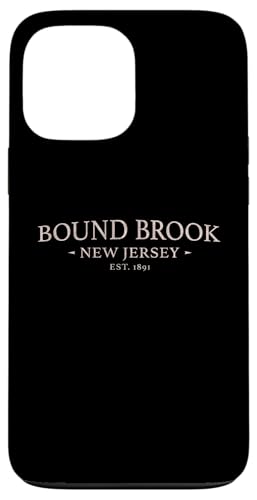 Hülle für iPhone 13 Pro Max Bound Brook New Jersey - Simple Bound Brook New Jersey von New Jersey Trading Op.