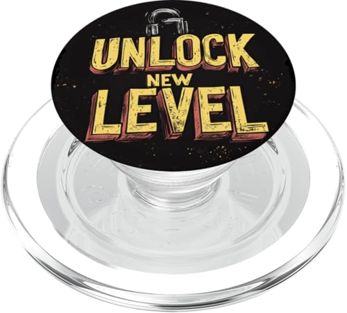 Unlock New Level Kostüm für Gaming Jungen und Mädchen PopSockets PopGrip für MagSafe von New Level