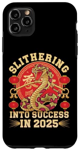 Hülle für iPhone 11 Pro Max Neues Jahr 2025 Slithering Into Success von New Year 2025 Gifts & Year of the Snake Gifts