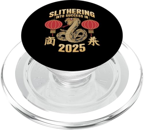 Im neuen Jahr 2025 auf Erfolgskurs PopSockets PopGrip für MagSafe von New Year 2025 Gifts & Year of the Snake Gifts