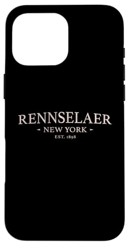 Hülle für iPhone 16 Pro Max Rennselaer New York - Simple Rennselaer NY von New York Trading Op.