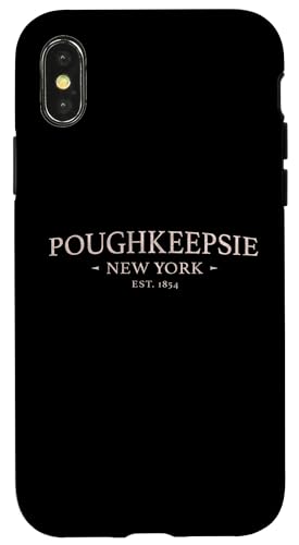 Hülle für iPhone X/XS Poughkeepsie New York - Einfach Poughkeepsie NY von New York Trading Op.