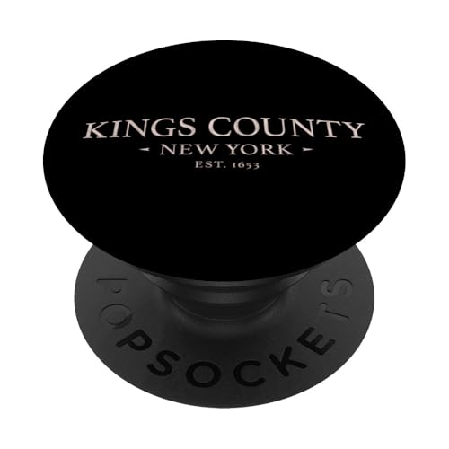 Kings County New York - Einfaches Kings County, NY PopSockets Klebender PopGrip von New York Trading Op.