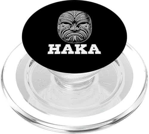 Haka Maori Kriegstanzmaske Neuseeland Kiwi Land Aotearoa NZ PopSockets PopGrip für MagSafe von New Zealand Flag Design Love Aotearoa NZ Roots