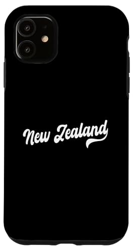 Hülle für iPhone 11 Neuseeland Typeset Kiwi Land Aotearoa NZ von New Zealand Flag Design Love Aotearoa NZ Roots