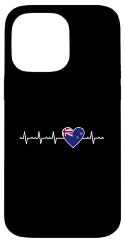 Hülle für iPhone 14 Pro Max Neuseeland Flagge Heartbeat Wear Kiwi Land Aotearoa NZ von New Zealand Flag Design Love Aotearoa NZ Roots