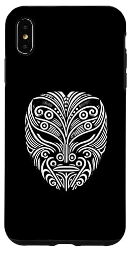 Hülle für iPhone XS Max Maori Maske Design Neuseeland Kiwi Land Aotearoa NZ von New Zealand Flag Design Love Aotearoa NZ Roots