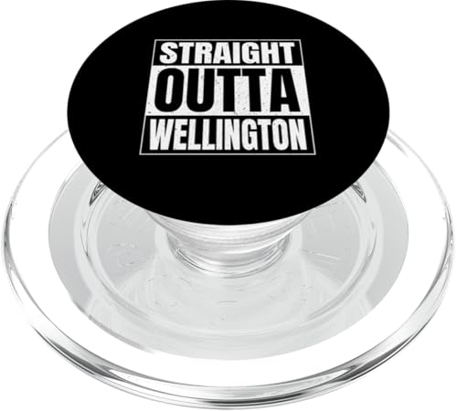 Straight Outta Wellington Neuseeland Kiwi Aotearoa NZ PopSockets PopGrip für MagSafe von New Zealand Flag Design Love Aotearoa NZ Roots