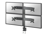 Neomounts Monitor-Tischhalterung, Klemme, 8 kg, 48,3 cm (19), 76,2 cm (30), 100 x 100 mm, Schwarz von NewStar