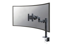 Neomounts Tischhalterung für Curved Monitore, Klemme, 20 kg, 25,4 cm (10), 124,5 cm (49), 100 x 100 mm, Schwarz von NewStar