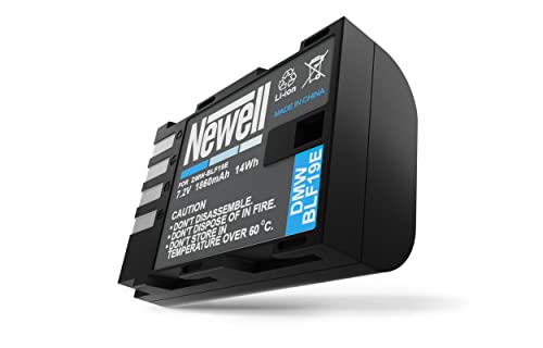 Newell Li-Ion Akku | DMW-BLF19E | Zweit- oder Ersatz-Akku für Panasonic Kamera | 7,2V 1860 mAh 14Wh von Newell