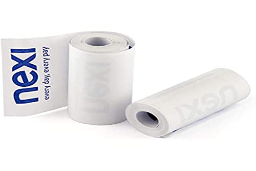 Nexi, 50 Rollen Thermopapier für Pos, Box von Rollen für Bonrollen 57 mm x 8 m, Thermopapier 55 g, kompatibel mit Nexi SmartPOS von Nexi