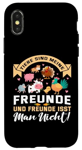 Hülle für iPhone X/XS Animals are friends Tiere sind meine Freunde von NextLevel Merch