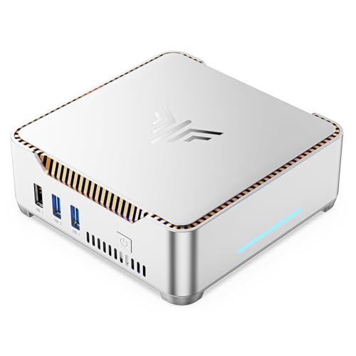 NiPoGi E2 Mini PC Ιntel Alder Lake-Ν97(bis zu 3,6 GHz, 12 W TDP), 8 GB DDR4 256 GB M.2 SSD Mini Desktop Computer W-11, Gigabit Ethernet/HDMI 2.0/DP/4K UHD Dual Display Desktop PC für Büro/Schule. von NiPoGi