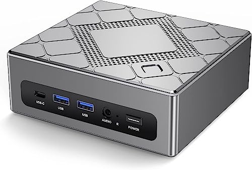 NiPoGi Mini PC Core i5 8259U 16GB DDR4 512GB M.2 SSD Micro Desktop Computer, WiFi 5 BT 4.2 4K HDMI Typ-C USB 3.0 Gigabit Ethernet VESA für Home Office School von NiPoGi