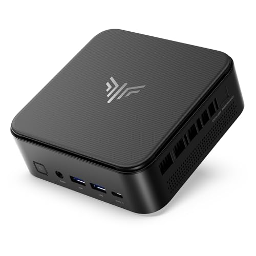 E3B Mini PC AMD Ryzen 7 5825U(Bis zu 4,5GHz) 16GB DDR4 512GB SSD mit Radeon RX Vega 8 Graphics Micro Desktop Computer Für Büro/Heimkino/Meeting/Business/Trip |WiFi 6|BT 5.2|USB3.2 von NiPoGi