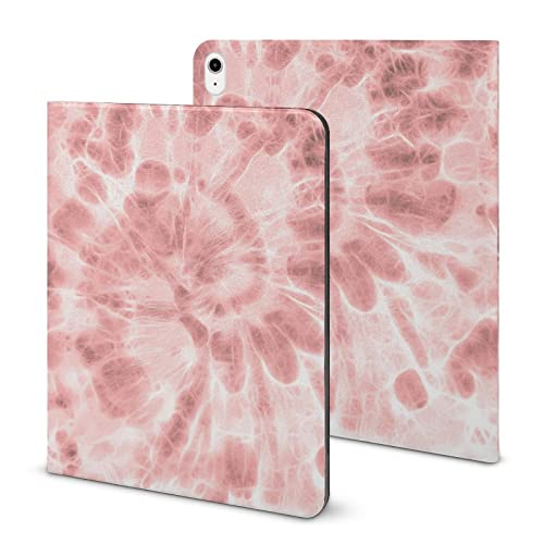 Schutzhülle für iPad 9. Generation, iPad Air 5. Generation, Trippy Aesthetic Pink Tiedye Print iPad Pro 11 Zoll iPad Hülle 10.2 Hülle 10.9 Hülle mit Stifthalter und Ständer (TPU-Leder) von Niapessel