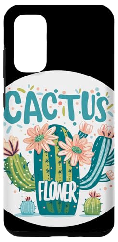 Hülle für Galaxy S20 Verspielte und lustige Kaktuspflanze für Wüsten- und Kakteen-Liebhaber von Nice Cactus Flower Outfit