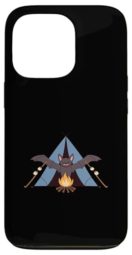 Fledermaus Camping Natur Wildnis Wanderer Berge Hülle für iPhone 13 Pro von Niedliche Fledermäuse Exotische Silhouette Tiere