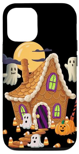 Hülle für iPhone 13 Pro Halloween-Spuk-Lebkuchenhäuser, niedliche Hexe von Niedliche und freche