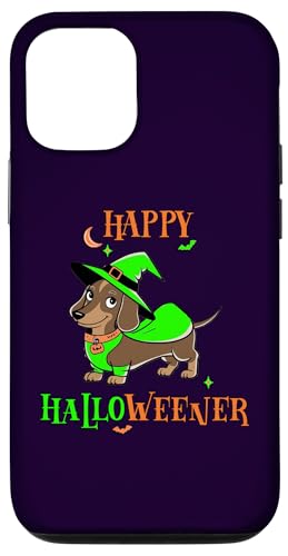 Hülle für iPhone 14 Fröhlicher Halloweener. Lustiger Dackelhund im von Niedliche und freche