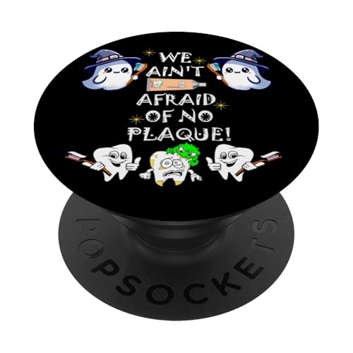 Zahnarzt-Halloween-Design Lustiger Halloween-Zahnarzt PopSockets mit austauschbarem PopGrip von Niedliche und freche