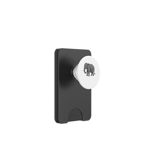 Elefant Dschungel Tier Wildnis Natur Safari PopSockets PopWallet für MagSafe von Niedliches Hobby Wildtiere Dschungeltiere