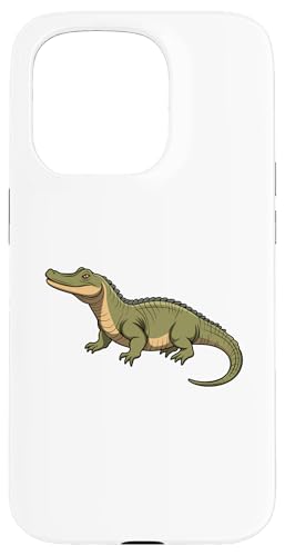 Hülle für iPhone 15 Pro Alligator Dschungel Tier Raubtier Krokodil von Niedliches Hobby Wildtiere Dschungeltiere