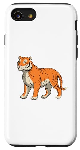 Hülle für iPhone SE (2020) / 7 / 8 Dschungeltier Tiger Natur Wildtiere Tier von Niedliches Hobby Wildtiere Dschungeltiere