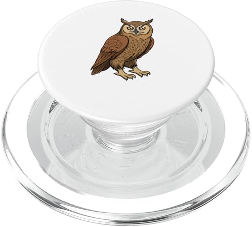 Niedliche Eule Wald Tier Wildlife PopSockets PopGrip für MagSafe von Niedliches Hobby Wildtiere Dschungeltiere