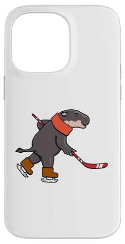 Hülle für iPhone 14 Pro Max Hippo Hockey Spieler Baby Nilpferd von Niedliches Nilpferd Waldtier Zitate