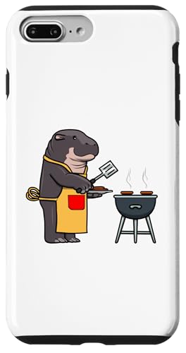 Hülle für iPhone 7 Plus/8 Plus Nilpferd Grillen Grillen Wildtiere von Niedliches Nilpferd Waldtier Zitate