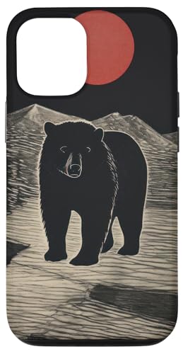 Hülle für iPhone 15 Pro Bär Wildtiere Outdoor Tier von Night Sky Pattern Lover
