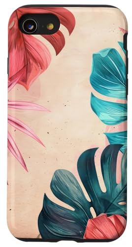 Hülle für iPhone SE (2020) / 7 / 8 Botanische Grafikmalerei im Freien von Night Sky Pattern Lover