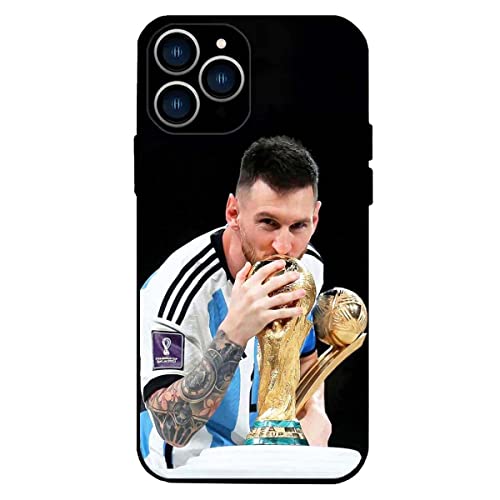 ZERMU Superstar Fashion Full Protection Soft Silikon TPU Stoßdämpfung Bumper Cover Case für iPhone 13 Pro Max 6,7 Zoll, Lionel Messi-10-Soccer-Argentinien Flagge von Nikitea