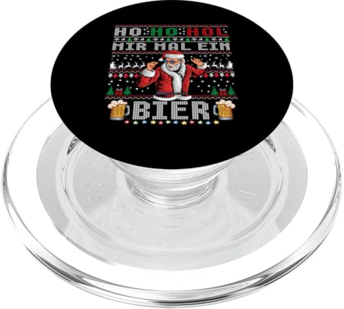 Lustiges Weihnachsoutfit Ugly Christmas Sweater Weihnachts PopSockets PopGrip für MagSafe von Nikolaus Weihnachten Weihnachtsshirt Herren Damem