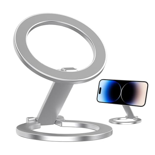 Doppelseitiger Handy Ring Halterung, Magnetische Telefonhalterung, 360° Einstellbarer Multi-Winkel-Handyhalter, Faltbarer Magnet-Handyhalter, Handyhalterung, Mehrzweck-Handy-Ständer Für Smartphones von Niktule