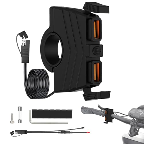 Motorrad USB -Ladegerät, Motorradladegerät für Telefon, Motorrad -Handy -Ladegerät, Wasserdichtes Adapter schnelles Laden 3.0 für elektronische Hundeleitungslösung Motorrad USB -Ladegerät, Motorradladegerät für Telefon, Motorrad -Handy -Ladegerät, Wasserdichtes Adapter schnelles Laden 3.0 für elektronische Hundeleitungslösung von Niktule