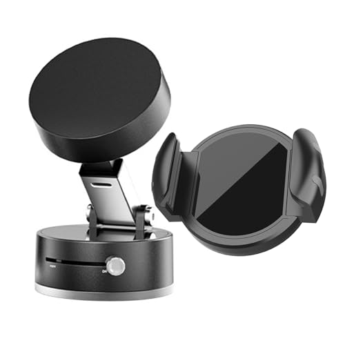Niktule Vakuummagnetischer Telefonhalter, Inhaber von Vakuumsaugung Telefon, 360 ° Einstellbares Saug -Telefonhalter mit faltbarem Design, Campingzubehör für Dashboard, Videoanrufe Niktule Vakuummagnetischer Telefonhalter, Inhaber von Vakuumsaugung Telefon, 360 ° Einstellbares Saug -Telefonhalter mit faltbarem Design, Campingzubehör für Dashboard, Videoanrufe von Niktule