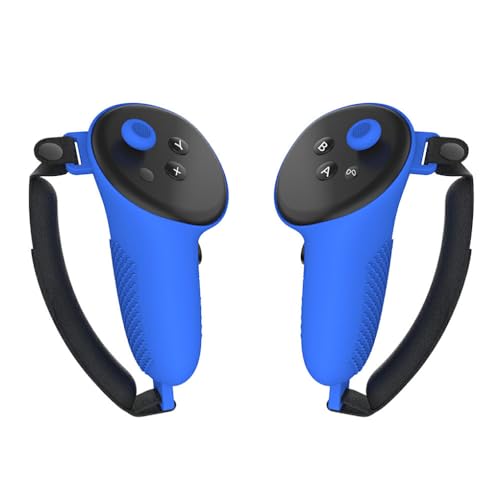 Nilioyul 2X VR Touch Controller Silikonhülle Vollständiger Schutz für Controller Praktisches und praktisches Silikagel, Blau von Nilioyul