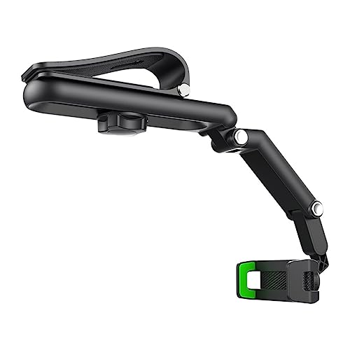 Nilioyul Auto Sonnenblende Telefonhalter 1080 Grad Verstellbarer Saugnapf Auto Mount Clip Smartphone Ständer Kunststoff tragbare Halterung von Nilioyul