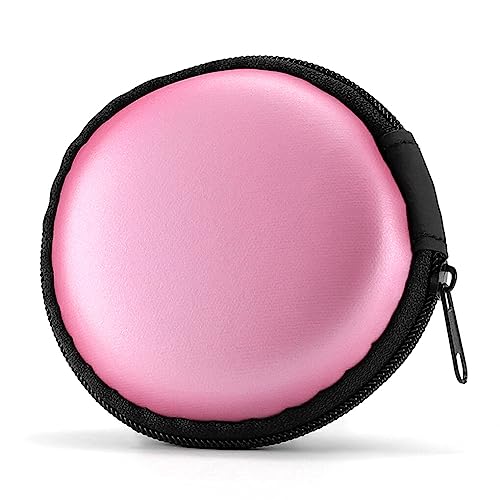 Nilioyul Bluetooth kompatible Kopfhörerkabel Aufbewahrungstaschen Angeln Innennetz Kabelloser Kopfhörer Organizer Reißverschlusstaschen, Rosa von Nilioyul