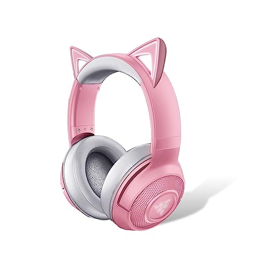 Nilioyul Professionelle kopfmontierte Gaming Headsets Pink Praktische klare Stimme Gehörschutz Kopfhörer Kabellos Geschenke für Männer von Nilioyul