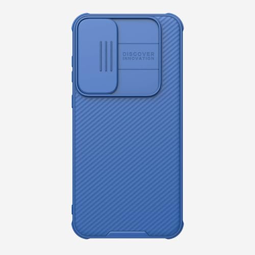 Nillkin CamShield Hülle für Samsung Galaxy A55 - Back Cover mit Kamera Slider - Extra Kamera Schutz - Blau von Nillkin