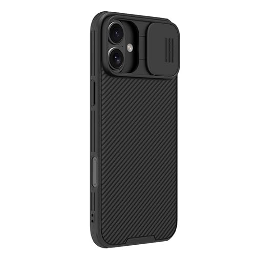 Nillkin Camshield Pro Schutzhülle für Apple iPhone 16 Plus (6,7 Zoll / 6,7 Zoll), magnetisch, funktioniert mit Magsafe-Ladegerät, Kameraschieber, doppellagiger Schutz, TPU + PC (Eckstoßluftbeutel), von Nillkin