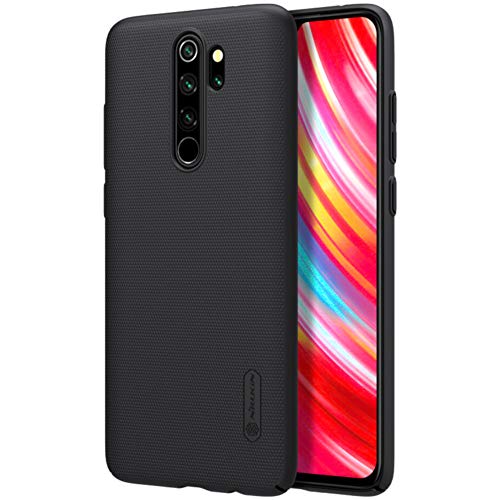 Nillkin Frosted Shield - Gehäuse kompatibel mit Xiaomi Redmi Note 8 PRO Starre, leichte, dünne, widerstandsfähige und langlebige Abdeckung, Soft Special Touch Anti-Slip - Schwarz von Nillkin