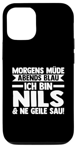 Hülle für iPhone 12/12 Pro Vorname Nils von Nils Geschenk